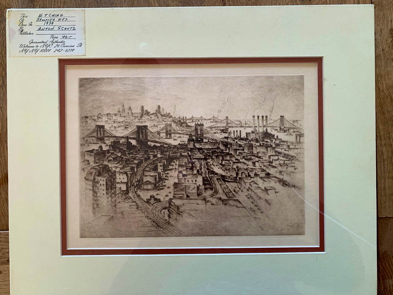 Anton Schutz - DIV stadsgezichten New York heliogravures kopen? Bied vanaf 75!