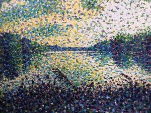 Jack Vissers - Aan het meer - acryl op paneel, ingelijst kopen? Bied vanaf 95!