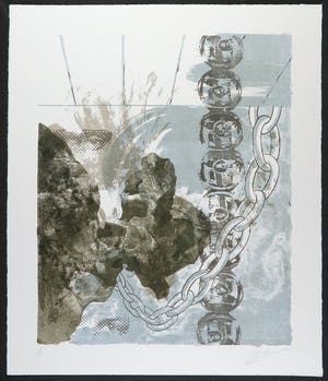 Paul Smulders - Litho, Abstracte compositie kopen? Bied vanaf 1!