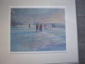 Frits Drent - Winterlandschap kopen? Bied vanaf 25!