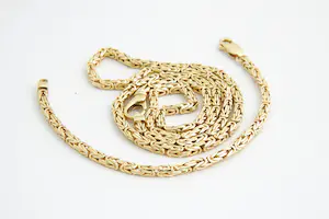 161- Mooie SET 18 Krt geel-gouden Konings armband en Konings collier - ZGAN kopen? Bied vanaf 1070!
