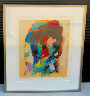 Eugène Brands - Ingelijste zeefdruk: the gardener kopen? Bied vanaf 350!