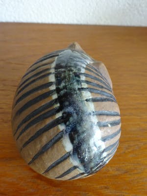 Gustavsberg - Lisa Larson- serie Cat Zoo- small Cat- liggende kat kopen? Bied vanaf 125!