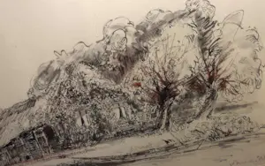 Niet of onleesbaar gesigneerd - Boerderij Aan Het Water 1988 kopen? Bied vanaf 1!