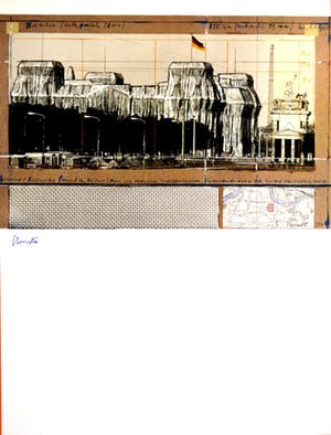 Christo - Wrapped Reichstag zeldzame handgesigneerde print kopen? Bied vanaf 230!