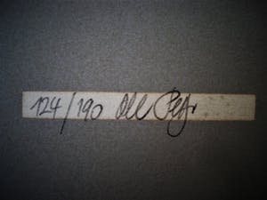 Lucio del Pezzo - "Groep 58 Napels"- potloodgesigneerd Litho "Tycho Brase" oplagenr 124 van 190 kopen? Bied vanaf 10!