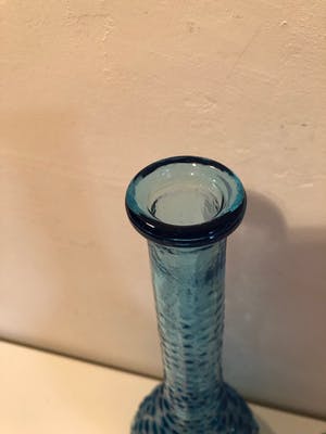 Empoli Glas - Blue Bubble Empoli Genie karaf kopen? Bied vanaf 20!