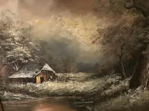 Henner Knauf - Winterlandschap kopen? Bied vanaf 50!