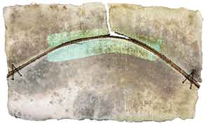 Willy van Blokland - Deels geglazuurd aardewerk, Zonder titel verkocht voor € 50!