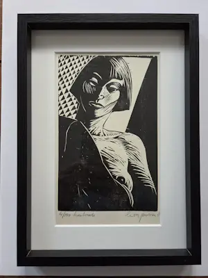 Leon Janssen - Portret vrouw. Naakt. kopen? Bied vanaf 119!