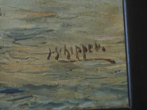 Jan Schipper - Olieverfschilderij - Havengezicht kopen? Bied vanaf 125!