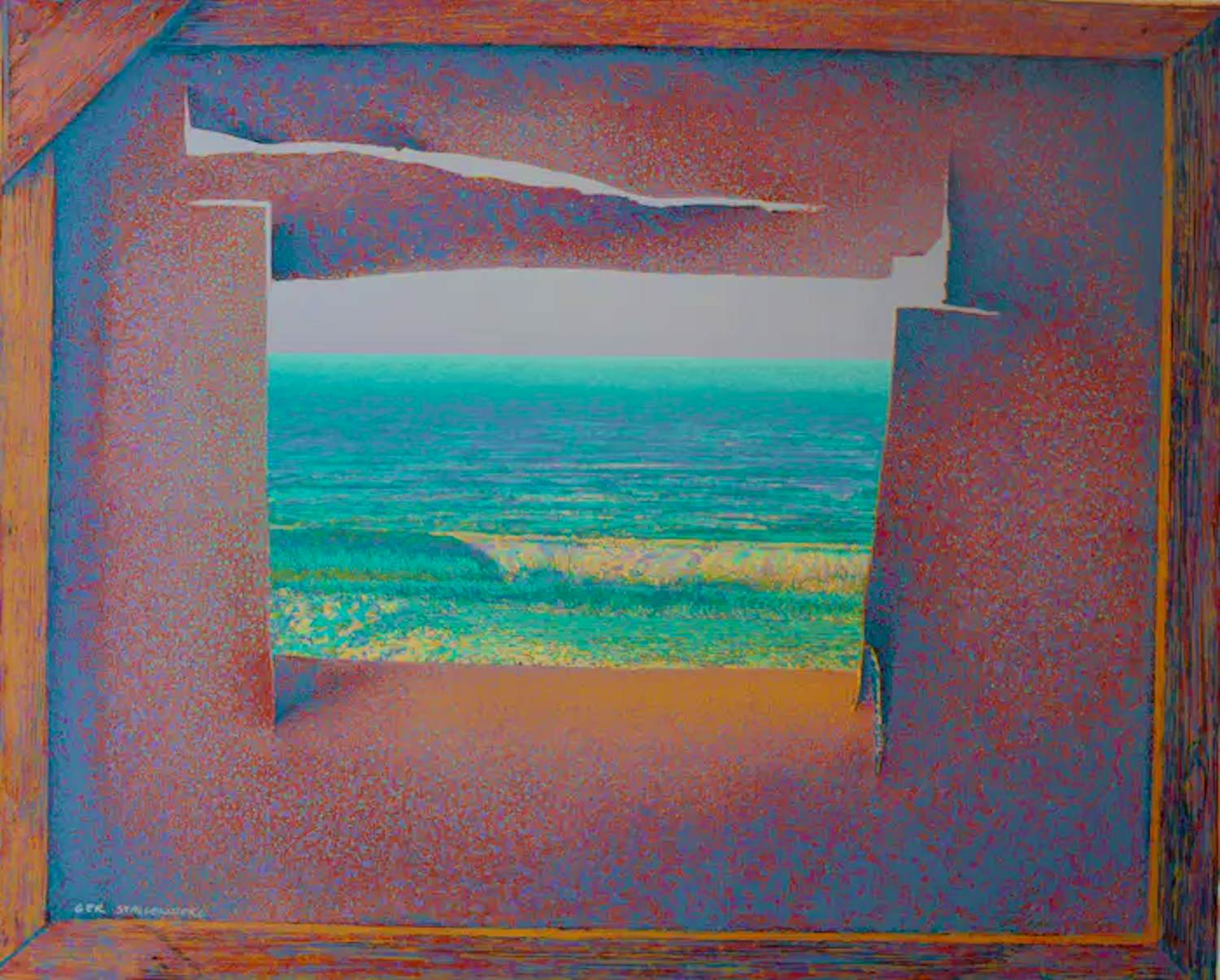 Ger Stallenberg - Zeefdruk: Oceaan kopen? Bied vanaf 49!