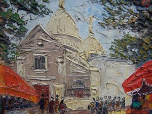 Niet of onleesbaar gesigneerd - Parijs Place du Tertre kopen? Bied vanaf 10!