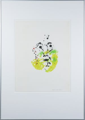 Jef Diederen - Litho, Mooi hoofd - Ingelijst kopen? Bied vanaf 1!