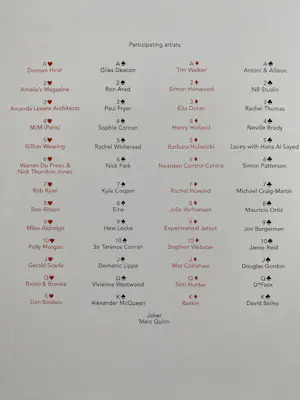 Damien Hirst - Leo Burnetts 'House of Cards'-campagne voor Shelter kopen? Bied vanaf 50!