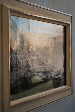 George Frederik Teyssen - Dorpsgezicht - olieverfschilderij kopen? Bied vanaf 1!