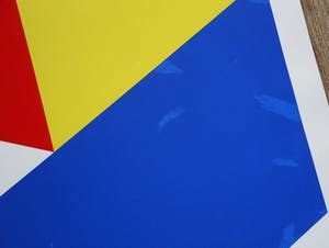 Bob Bonies - Abstractie compositie - Prent 190 - 1973 kopen? Bied vanaf 45!