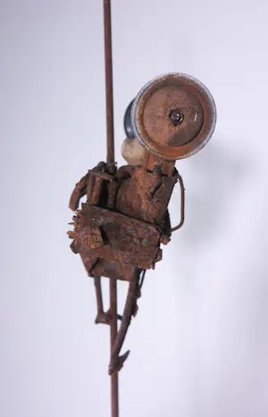 Jan Verschueren - Groot sculptuur gemaakt van ijzer, To the next level kopen? Bied vanaf 700!