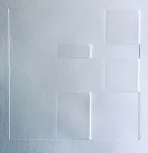 Harry van Kuyk - minimalistische diepdruk - 1973 - ZERO. verkocht voor € 275!