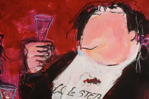 Gerdine Duijsens-Kroeze - Zeefdruk op doek, Love lovely lobster (Groot) kopen? Bied vanaf 125!