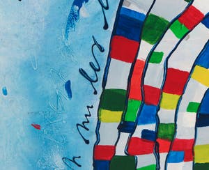 Carolina Paulussen - Acryl op doek, Zonder titel (Zeer groot 2 x 2 m!) kopen? Bied vanaf 1!