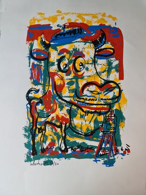 Peter Klashorst - 4 zeefdrukken - handgesigneerd en genummerd kopen? Bied vanaf 1!