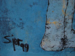 Sjer Jacobs - KunstAcademie Maastricht - Manshoog Olieverf "Veelzijdige vrouw" gesigneerd kopen? Bied vanaf 369!