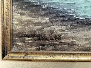 Gien Brouwer - Rivierzicht met vliegende eenden kopen? Bied vanaf 149!