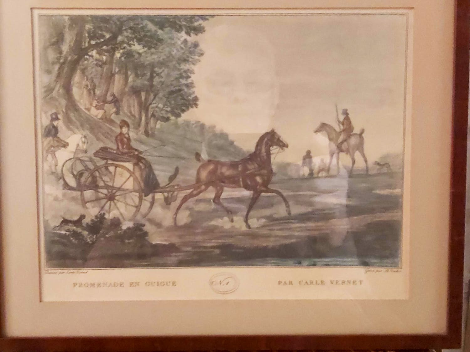 Carle Vernet - Promenade en Guigue No1 par Carle Vernet verkocht voor € 1!