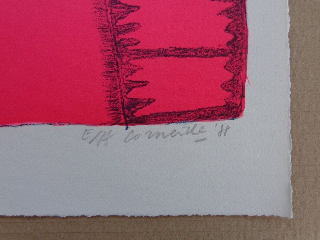 Corneille - ORANJE NAAKT / KLEURZEEFDRUK / 74x55cm / SIG / 1988 kopen? Bied vanaf 195!