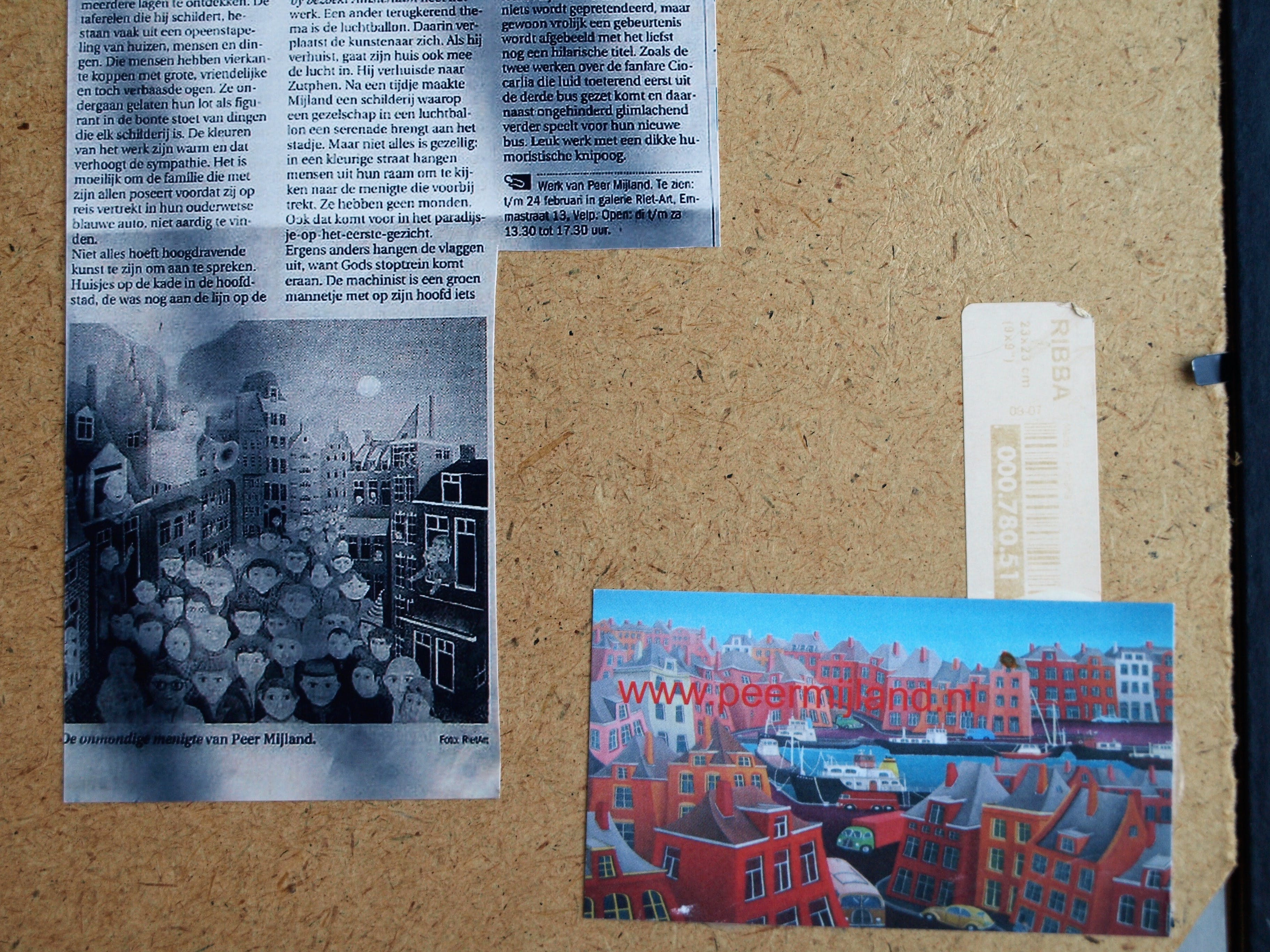 Peer Mijland - Collage met zelfportret – ca 1999  kopen? Bied vanaf 90!