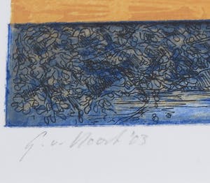 Gijs van Noort - Ets en aquatint op papier, Zonder titel (Zeer Groot) kopen? Bied vanaf 1!