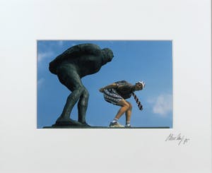 Paul Huf - Foto, - De Elfstedenrijder - Ingelijst kopen? Bied vanaf 45!