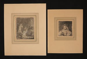 Rembrandt van Rijn - De kaartspeler + De onthoofding van Johannes de Doper kopen? Bied vanaf 1!