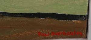 Paul Overhaus - Olieverf op doek, Brug - Ingelijst kopen? Bied vanaf 50!