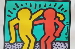 Buy Keith Haring - Beste vrienden? Bid from 40!