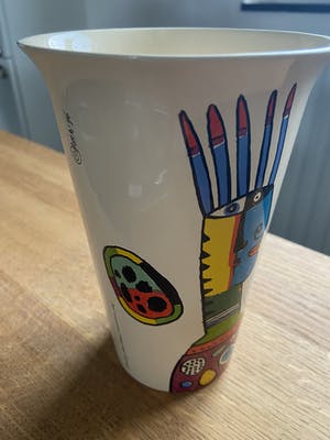 Clemens Briels - Keramiek vaas - Limited Edition - 1996 kopen? Bied vanaf 35!