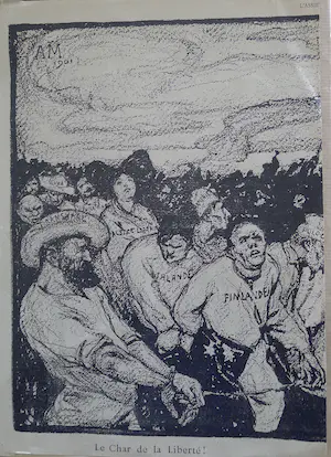 Kees van Dongen - Traîte des blanches,lithografie in/uit l'assiette au beurre kopen? Bied vanaf 50!