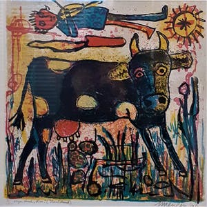 Jan van der Meulen - Koe (staaldruk) kopen? Bied vanaf 55!