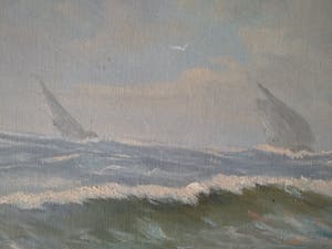 Hans Lenteman - Hollands inpressionistisch zeezicht kopen? Bied vanaf 100!