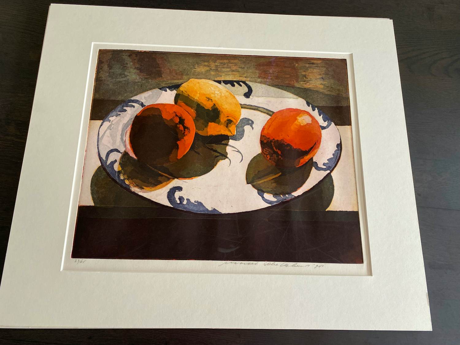 Marcel Schellekens - Onderwerp bord met fruit kopen? Bied vanaf 40!
