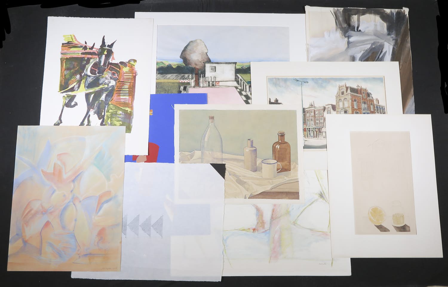 Willemijn Bouman - en andere! - Lot van 10 werken op papier (m.n. unieke werken!) kopen? Bied vanaf 1!