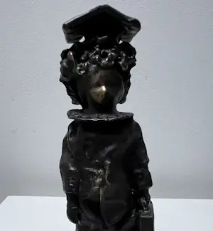 Nicolas Dings - Bronzen sculptuur | Mobile home kopen? Bied vanaf 200!