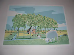 Marcus van Hoorn - Zeefdruk, Titel, "Hollandse Pyramide" kopen? Bied vanaf 35!