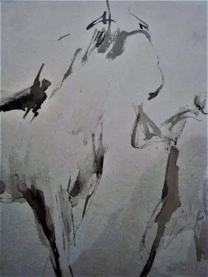 Niet of onleesbaar gesigneerd - gesigneerd impressionistisch Sepia "paard en jockey" monogram "MR" kopen? Bied vanaf 1!