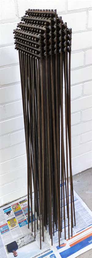 Geer Roobeek - gelast ijzeren object zonder titel verkocht voor € 550!