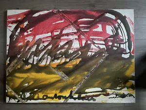 Anton Heyboer - Vinkevener in rood en geel kopen? Bied vanaf 375!