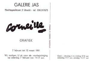 Corneille - Uitnodigingskaart expositie Corneille kopen? Bied vanaf 1!