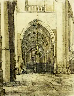 Hendrik Seegers - (Georg Keens) Interieur Gr kerk Haarlem verkauft für € 35!