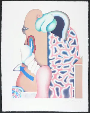 Jörg Remé - Litho, Figuur kopen? Bied vanaf 35!